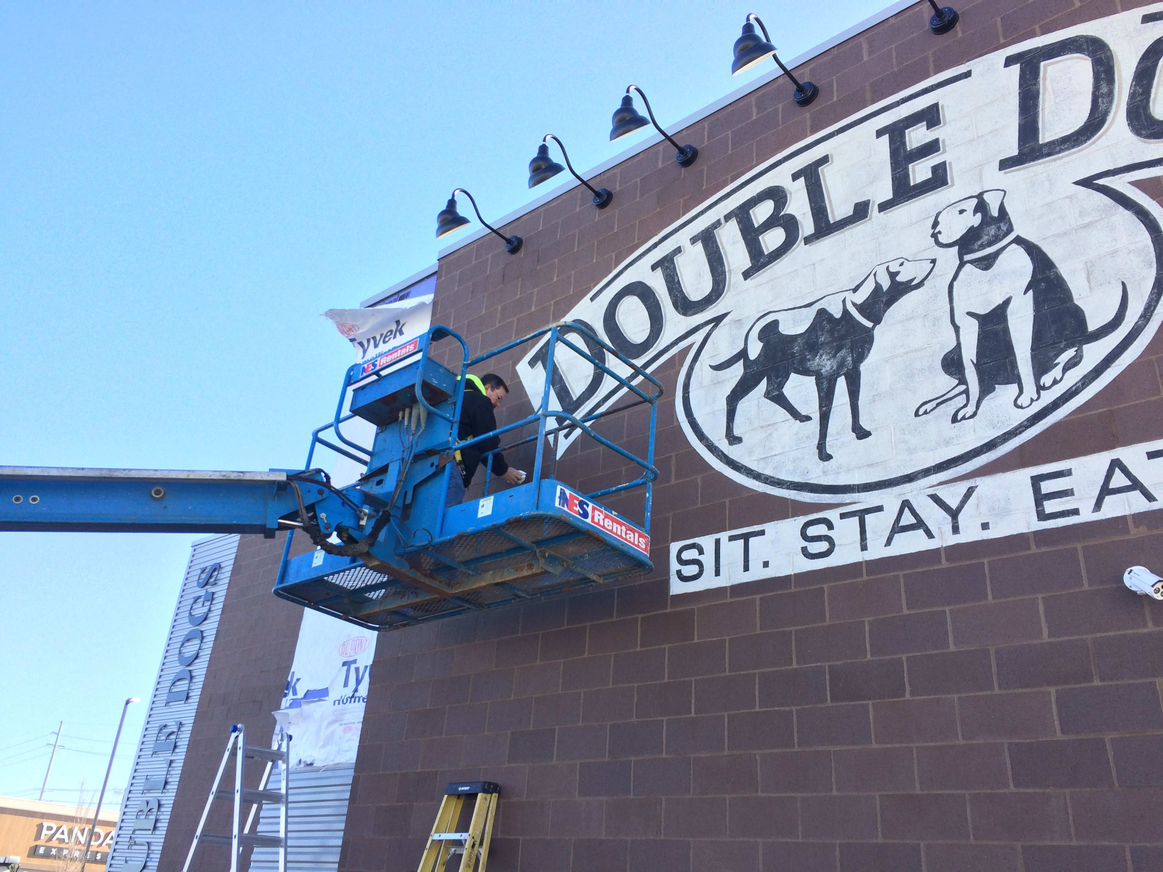 Dale Working on Double Dogs