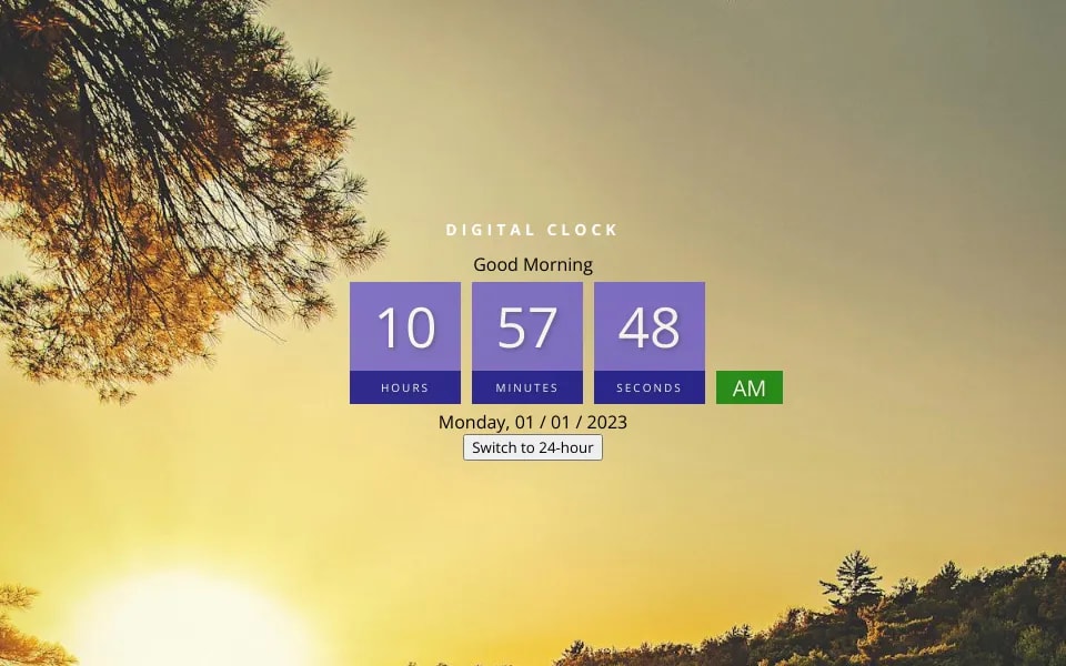 Currency / Clock Utilities project preview