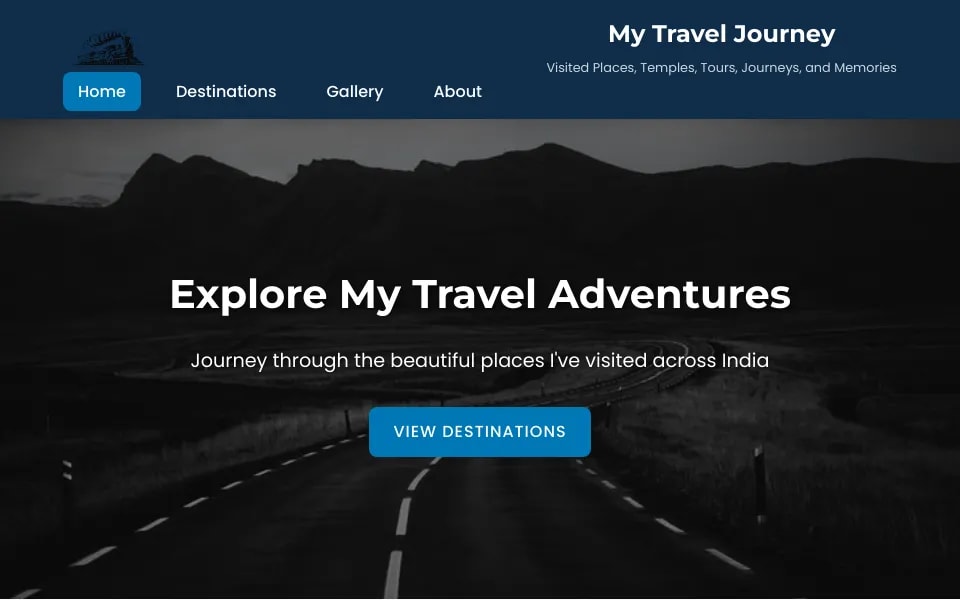 Travel Journal project preview