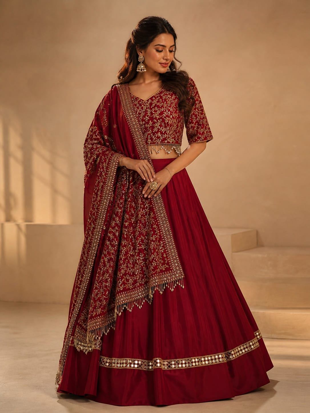 Hand work chaniya choli