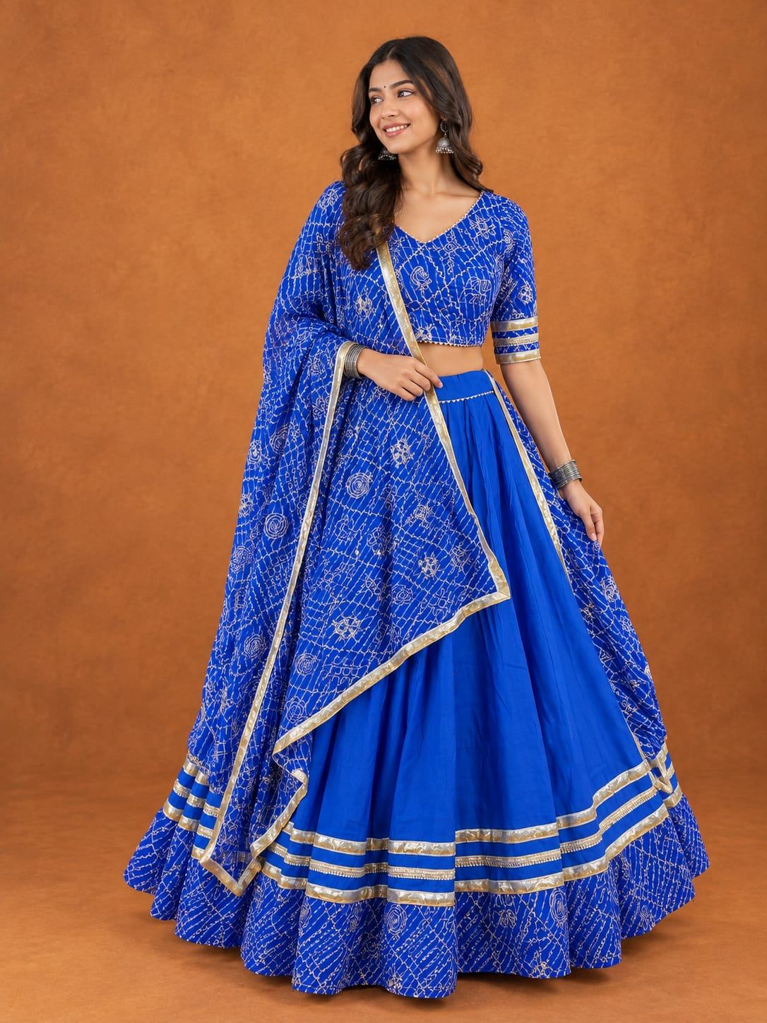 Vintage work chaniya choli set