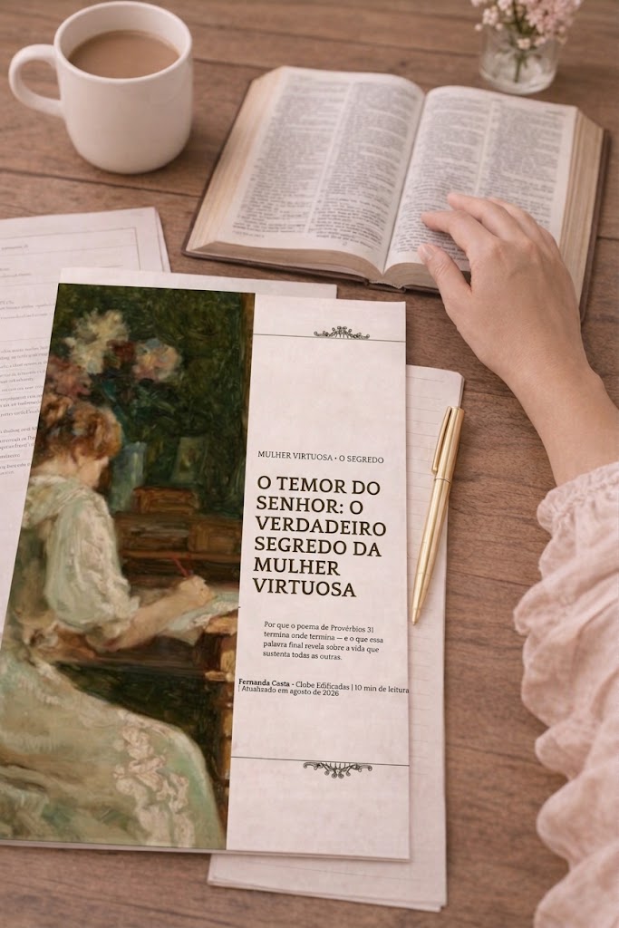 Estudo bíblico em PDF sobre o temor do Senhor e a mulher virtuosa