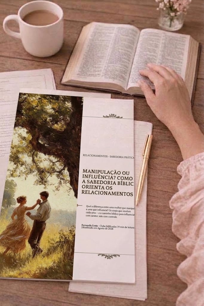 Capa do estudo bíblico em PDF sobre manipulação e influência