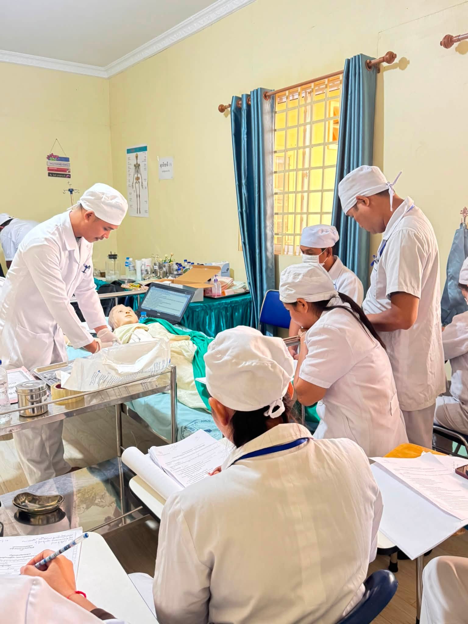 Practical Nursing Activities of the 9th Cohort Under the New Curriculum