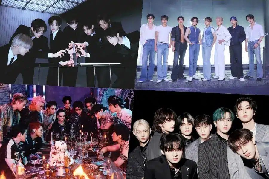 ENHYPEN, ATEEZ, SEVENTEEN, Stray Kids, BTS, BOYNEXTDOOR, LE SSERAFIM, ILLIT и другие заняли высокие места в Billboard World Albums