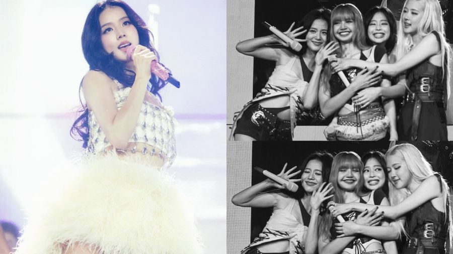 Джису из BLACKPINK в платье с перьями — идеальный образ поющей принцессы