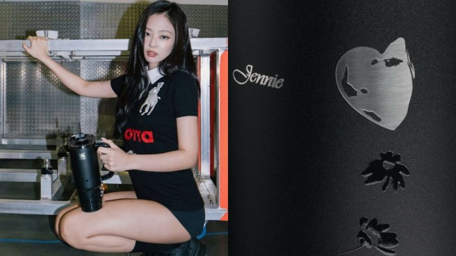 Раскрыт дизайн Stanley Cup от Дженни из BLACKPINK: традиционные корейские мотивы в современном стиле