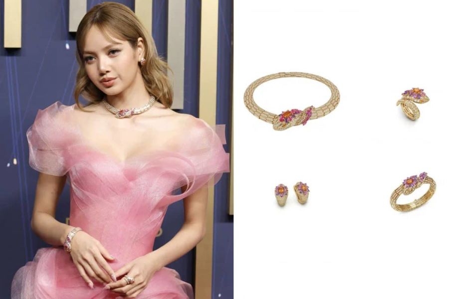 «Богиня Bvlgari» Лиса появилась на премии «Эмми» в украшениях стоимостью в сотни миллионов вон
