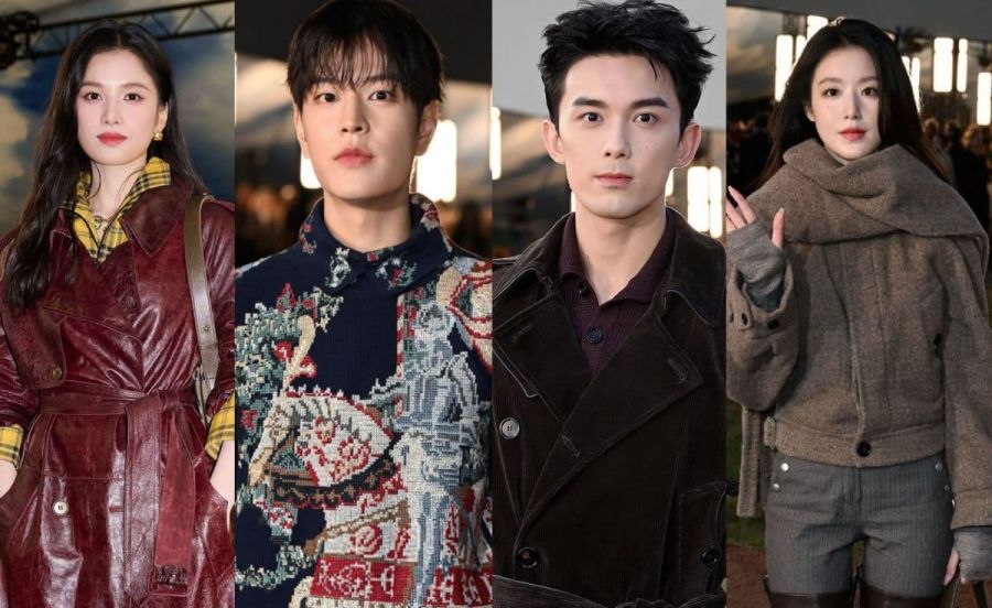 Сынмин из Stray Kids, У Лэй, Чжан Цзин И и другие азиатские звёзды на показе Burberry в Лондоне
