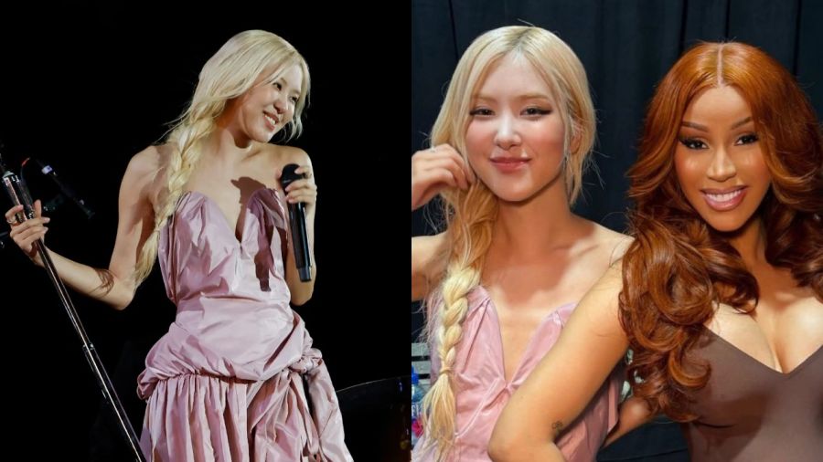 Розэ из BLACKPINK и Карди Би позируют вместе за кулисами Global Citizen Festival 2025