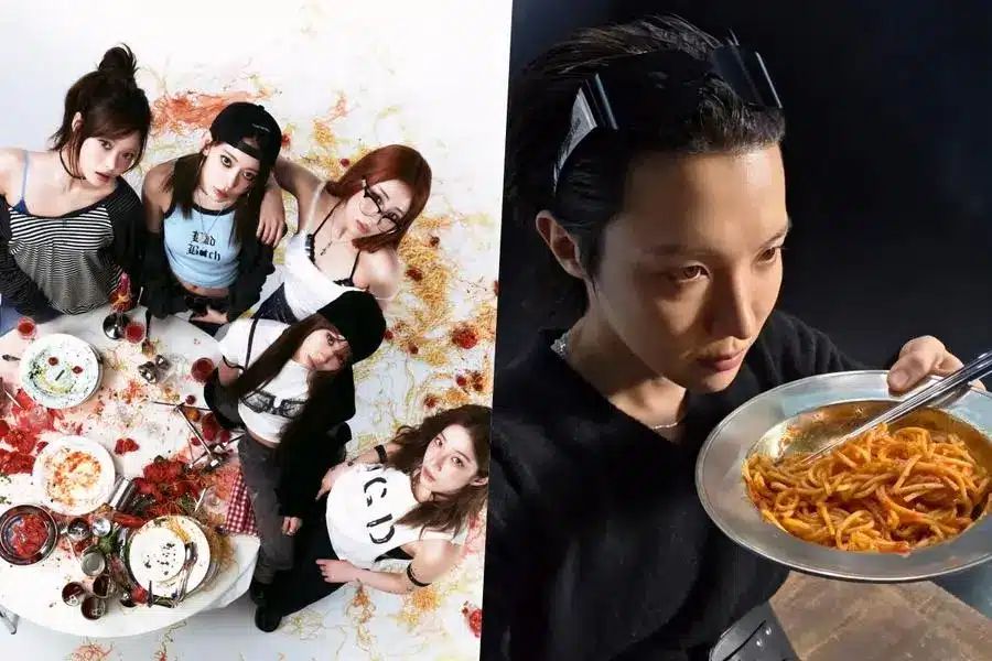 «SPAGHETTI» стала первой песней и у LE SSERAFIM, и у Джей-Хоупа, продержавшейся 3 недели в британском чарте Official Singles