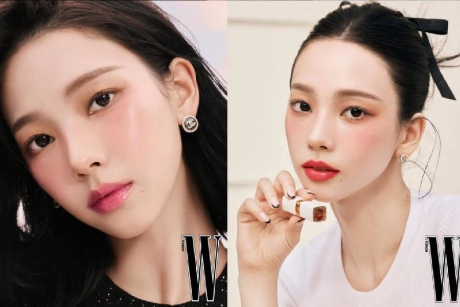 Карина из aespa в потрясающей фотосессии Chanel Beauty и W Korea