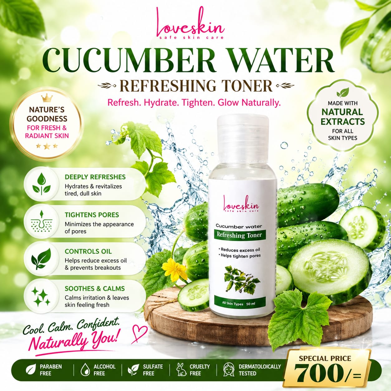 Cucumber Water Toner by LoveSkin