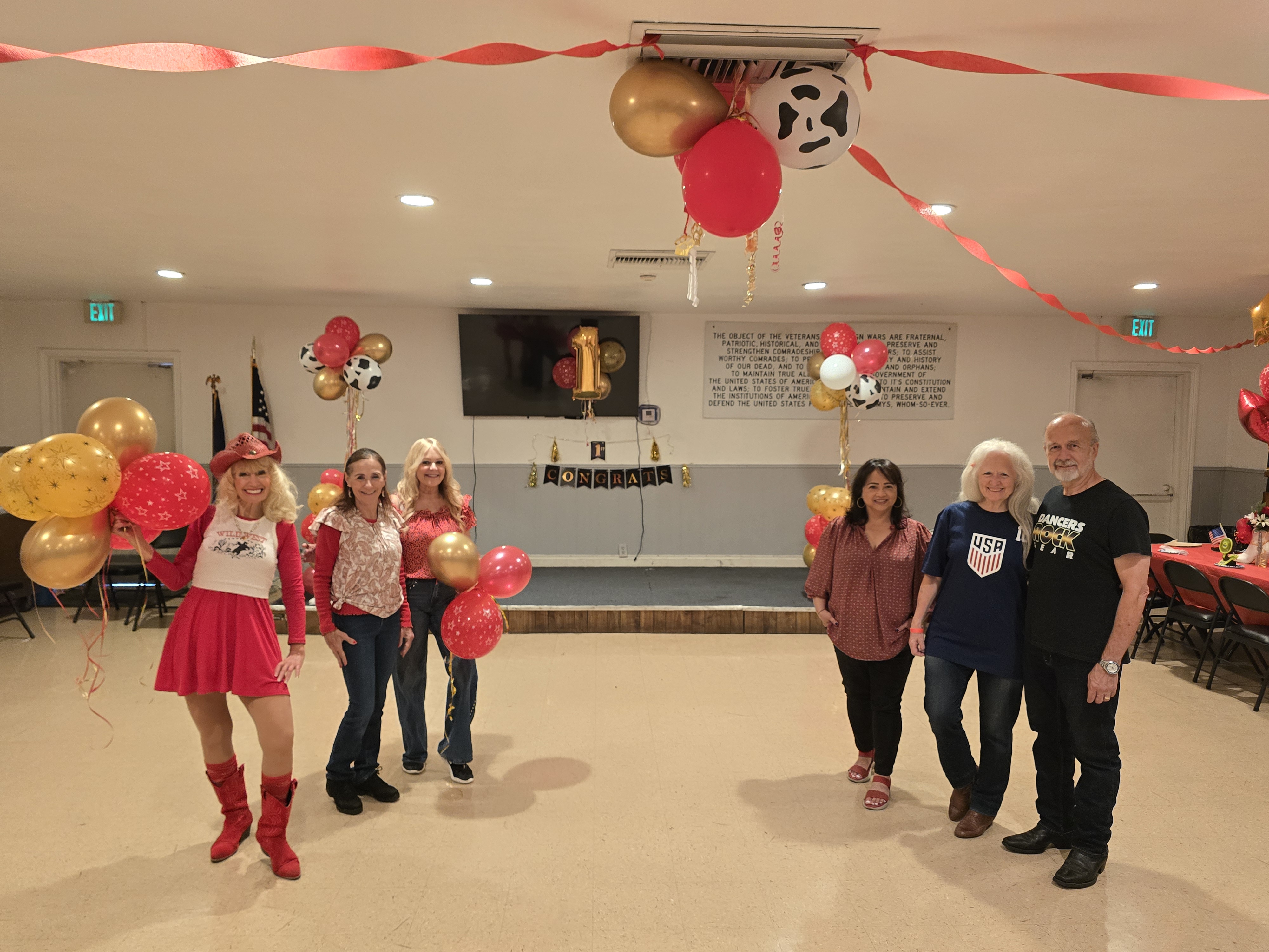 Line Dancing at VFW Monrovia 