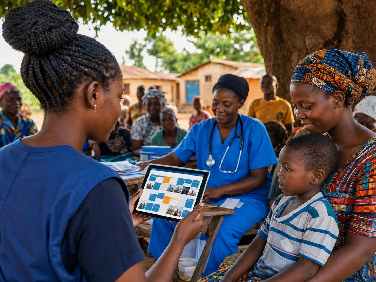 NGO and nonprofit social media with program updates, impact stories, and transparency content showing real activity