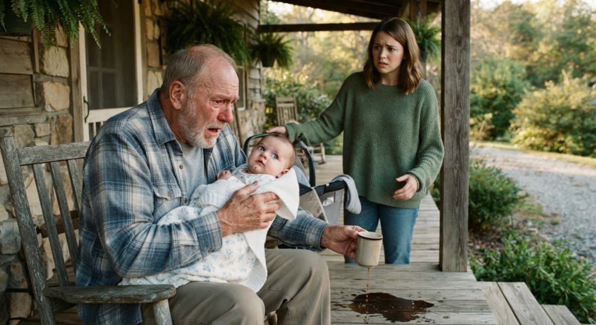 After I Gave Birth, I Brought My Baby to Meet the Grandpa Who Raised Me — But the Moment He Saw Her Face, He Burst Into Tears