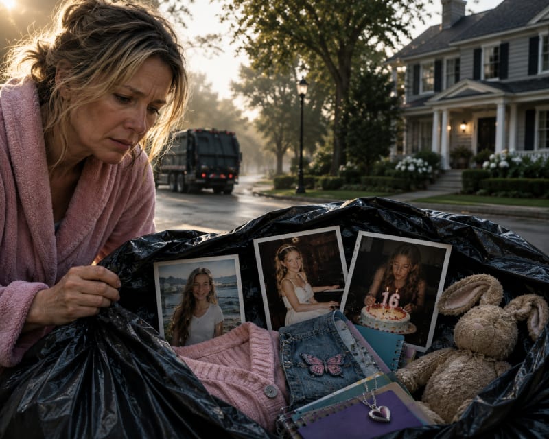I Thought My Neighbor Was Throwing Away a Child’s Belongings—The Truth Changed Everything