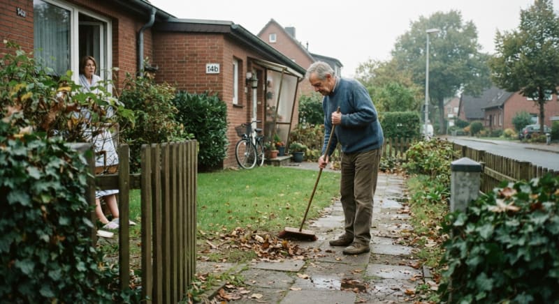 The Neighbor Who Secretly Swept Our Yard