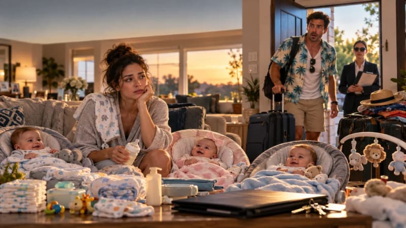 I Finally Got a Break From Three Newborns—and My Husband Never Saw It Coming