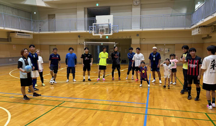 セリエワーのフットサル活動風景