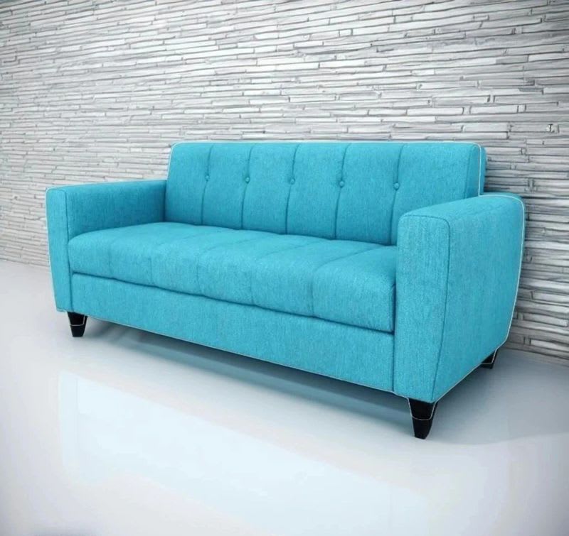 LIVEWELL Premium Quality Molfino Fabric 3 Seater Sofa