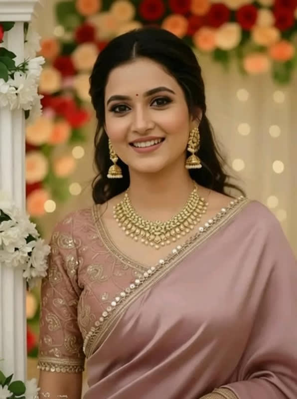BHAVI FASHION Embellished Bollywood Pure Silk Saree