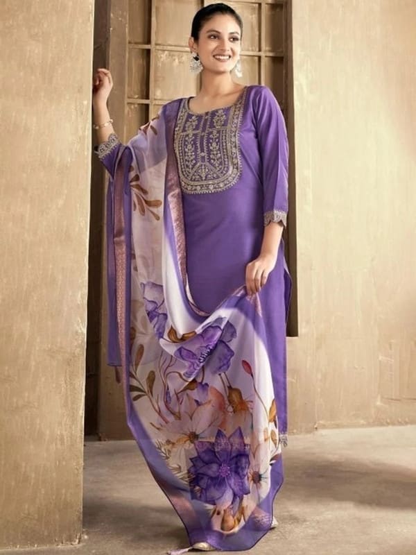 Pink She Women Kurti Pant Dupatta Set