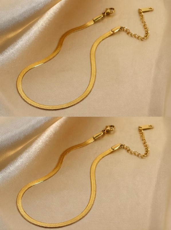 konnexion Brass Anklet