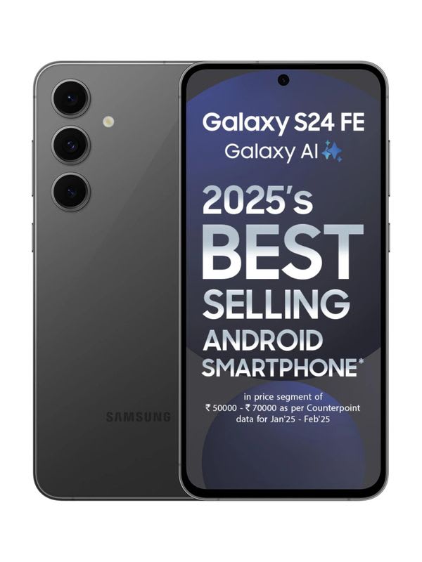 Samsung Galaxy S24 FE 5G (Graphite, 256 GB)