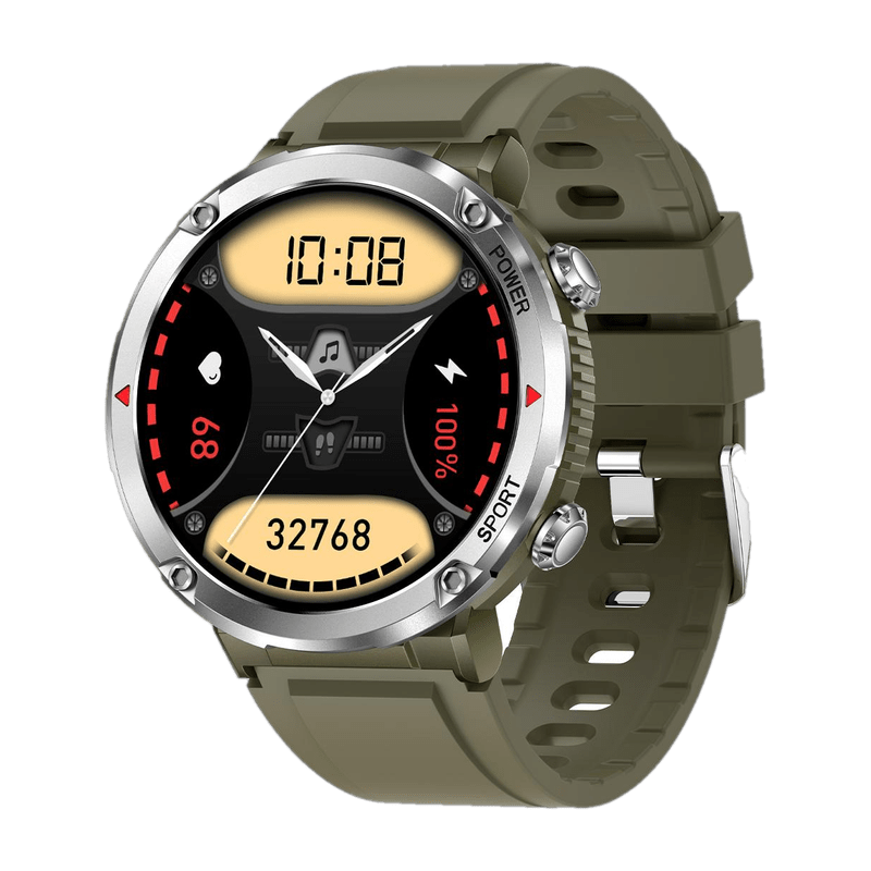 Fire-Boltt Sphere 40.6mm (1.6) Sporty Rugged Smartwatch Metal Body Shock Proof, 600 mAh Smartwatch