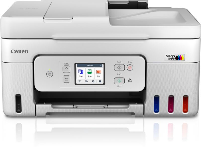Canon MegaTank G4780 Multi-function WiFi Color Ink Tank Printer (Color Page Cost: 0.28 Rs. | Black Page Cost: 0.13 Rs. | Borderless Printing) Print, Copy & Scan, Auto Duplex, ADF S