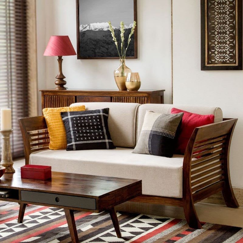 Flipkart Perfect Homes Fabric 3 Seater Sofa