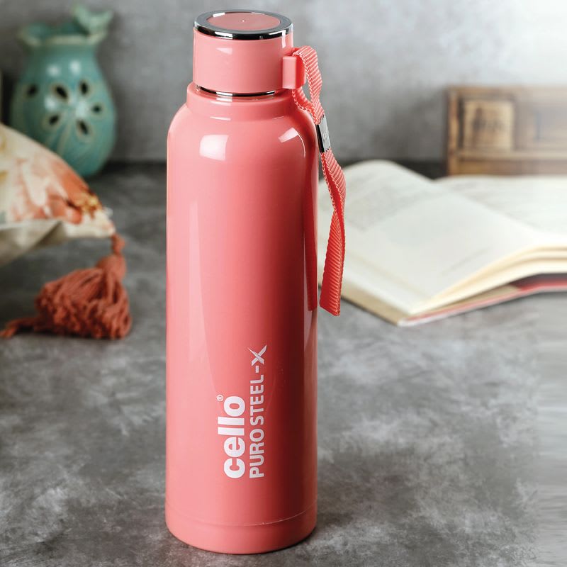 cello PURO STEEL X BENZ 900 650 ml Steel Bottle