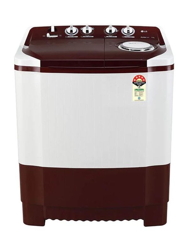 LG 7.5 kg Semi Automatic Top Load Washing Machine Maroon