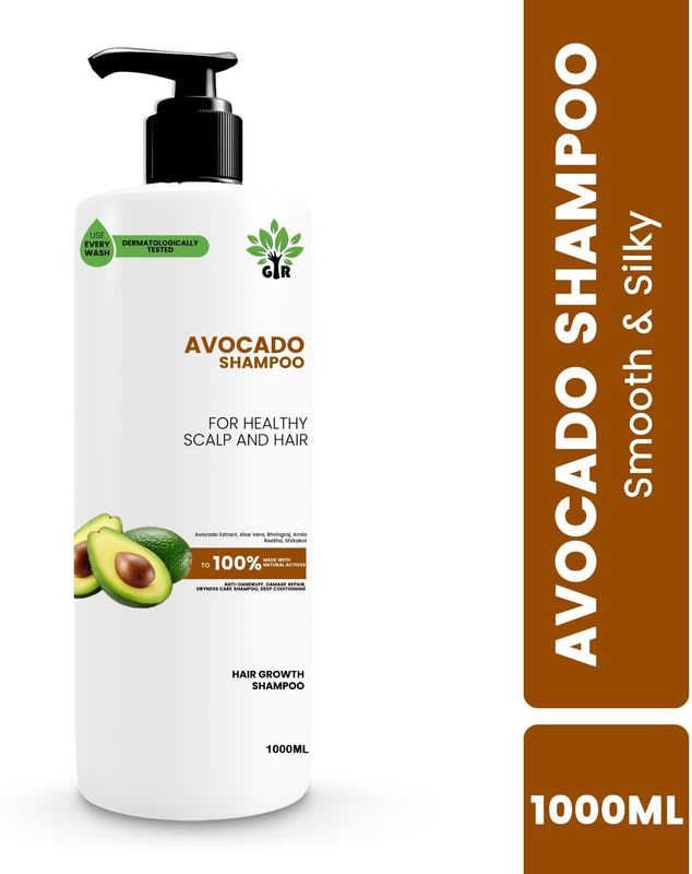 GIR Avocado Shampoo for Smooth, Shiny Hair & Scalp Health