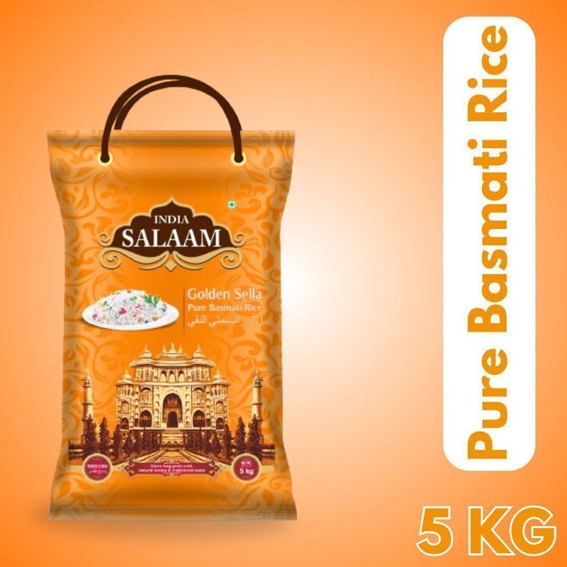 India Salaam Golden Sella Basmati Rice (Long Grain, Parboiled)