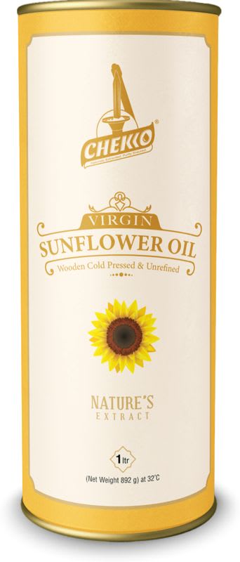 chekko Cold Pressed Virgin Sunflower Oil Sunflower Oil