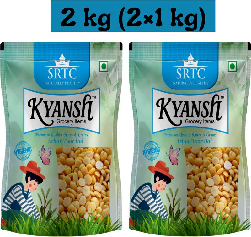 Kyansh Unpolished Yellow Toor/Arhar Dal