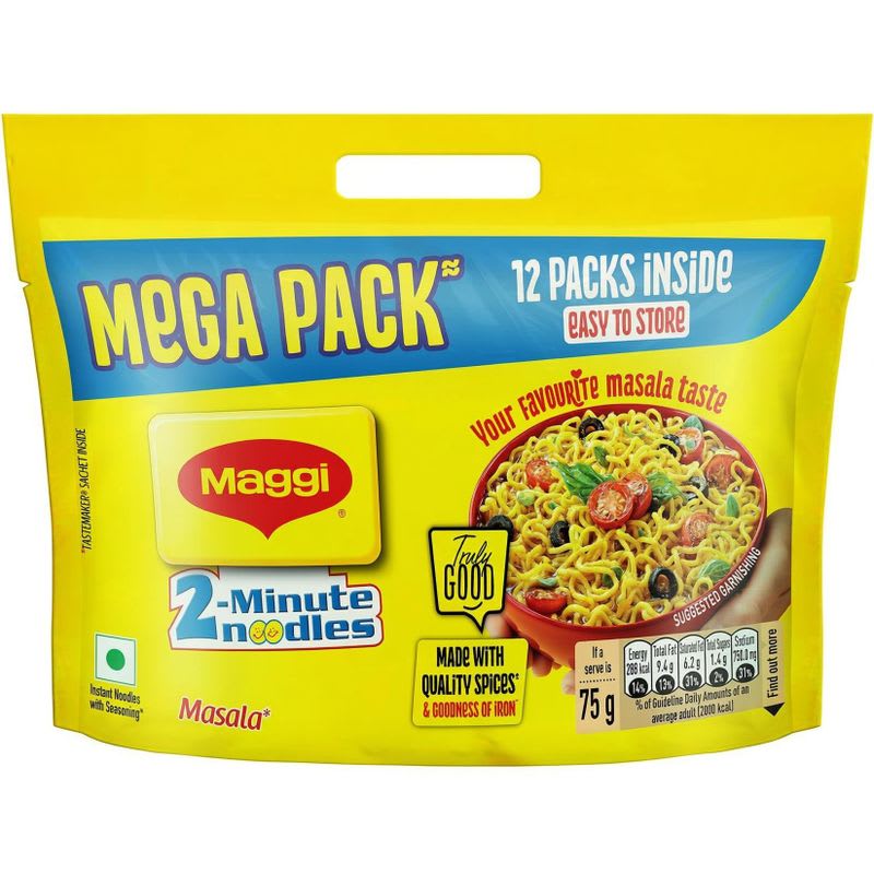Maggi Masala Instant Noodles Vegetarian (900g) Instant Noodles