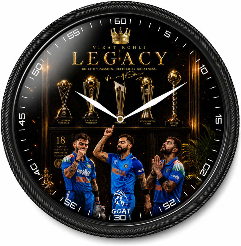 ASHMORA VENTURES Analog 25.4 cm X 25.4 cm Wall Clock