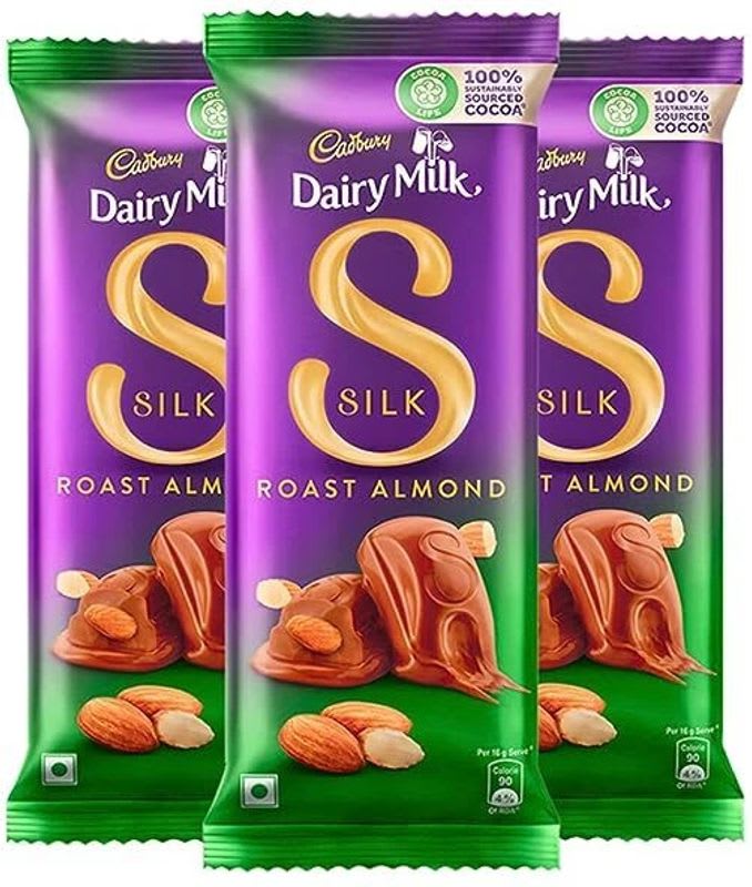 Cadbury Silk Roast Almonds Chocolate Bar Gift Pack