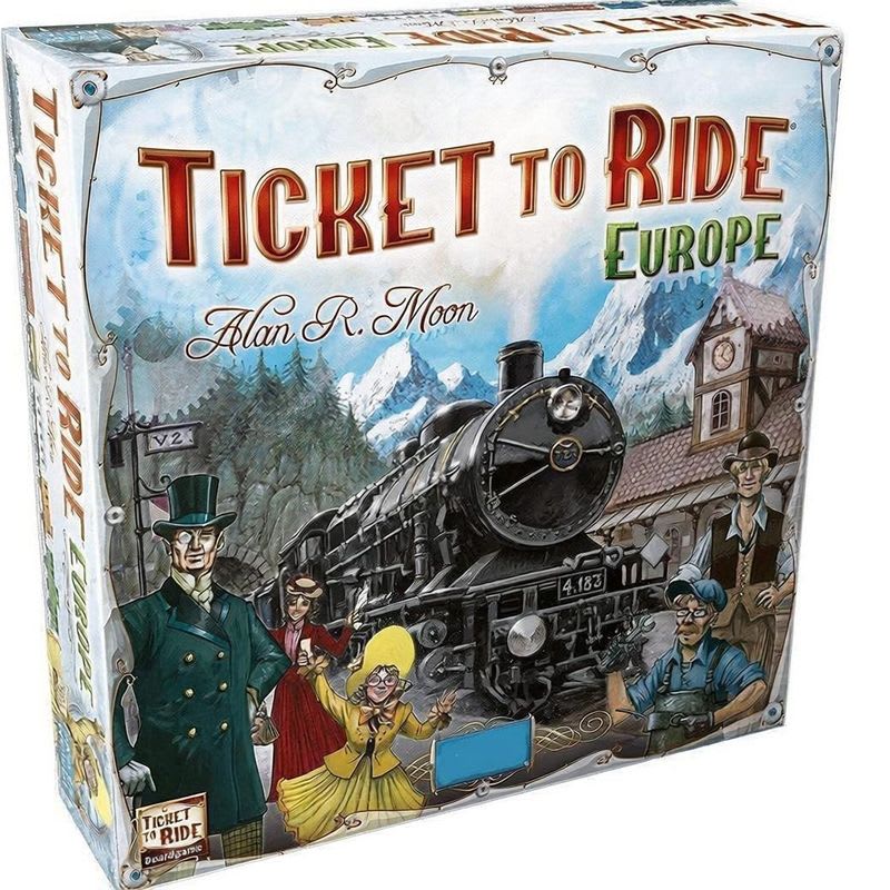kitmeer Ticket to Ride Europe Board Game Board Game for Adults and Family Train Game Board Game Accessories