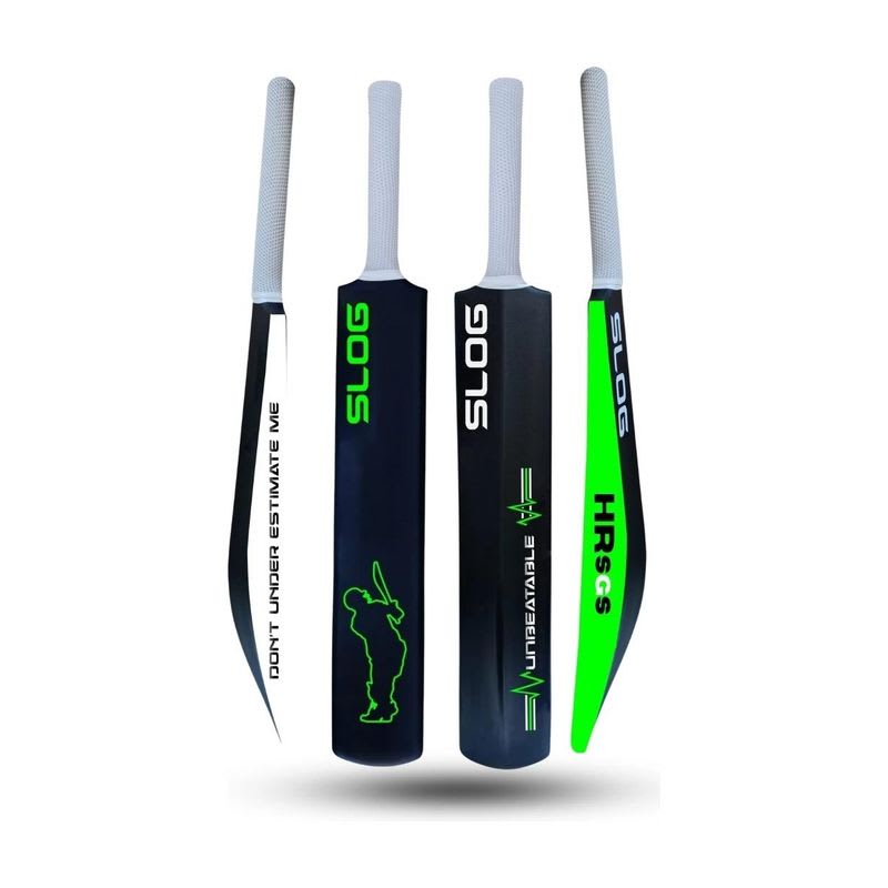 HRSGS THE ORIGINAL Slog Full Size (Ideal for 15+) Hard PLastic For tennis Ball PVC/Plastic Cricket Bat For 15+ Yrs