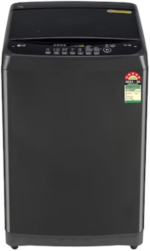 LG 8 kg Fully Automatic Top Load Washing Machine Black