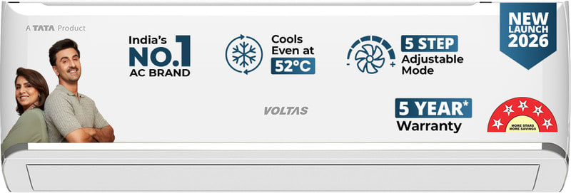 Voltas 2026 Model 1 Ton 5 Star Split Inverter AC