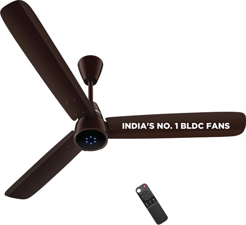 Atomberg Renesa Epoque | Advance air+ Technology | Sleek Fan | LED Indicator | Low Noise with 2 Year Warranty BLDC Motor with Remote 1200 mm Ceiling Fan