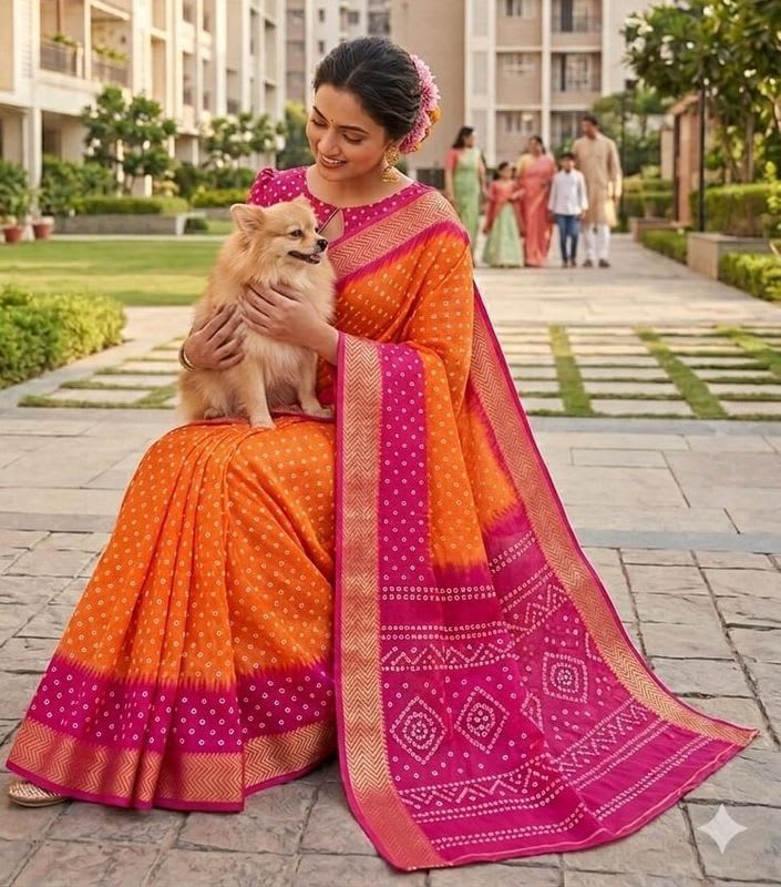 Bhadra Woven Bollywood Art Silk, Cotton Silk Saree
