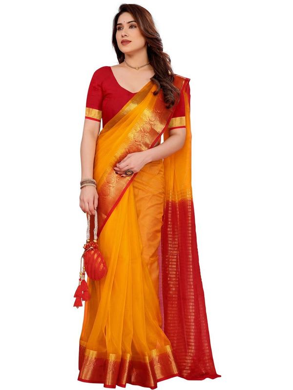 Bandhanivilla Ombre Bollywood Organza Saree