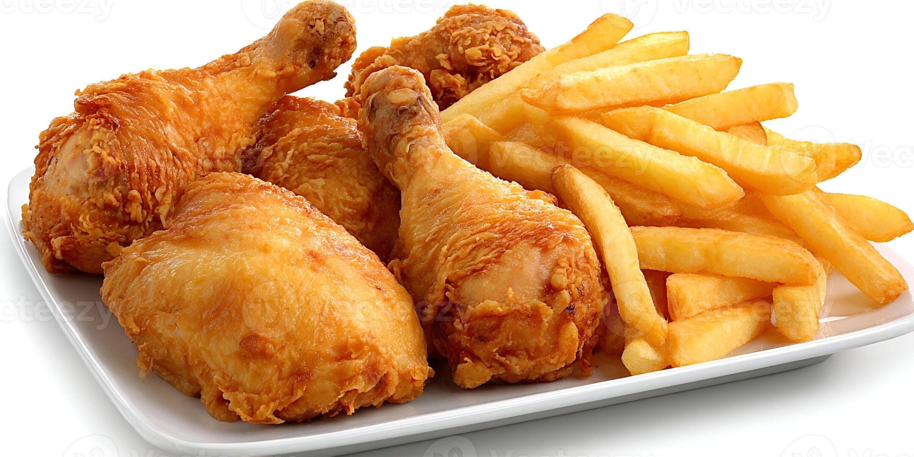 Fried Chicken with Chips