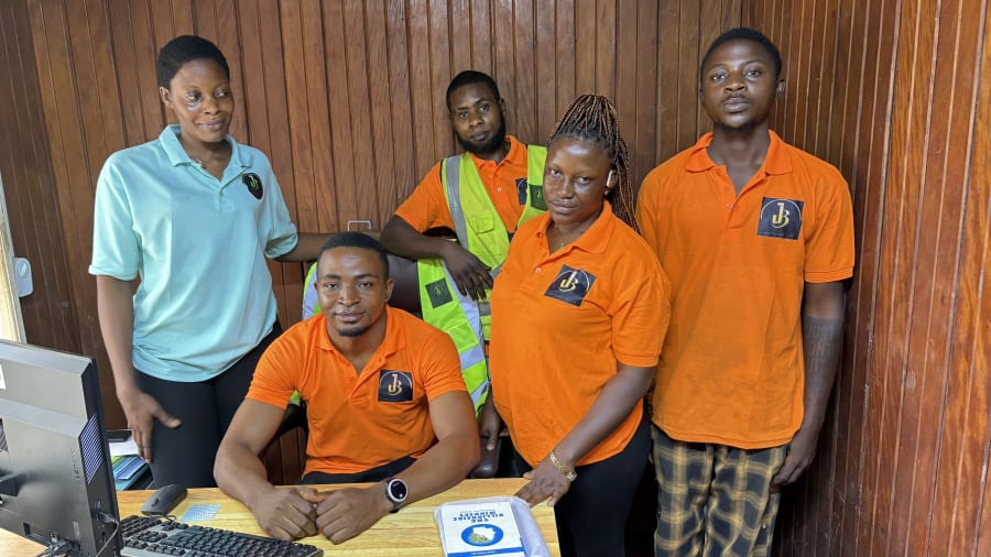 Training staff of Jonesbran Company Ltd